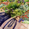 Garden Shadows II Painting by Anne Gifford Garden Shadows II Painting by Anne Gifford