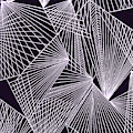 Geometric pattern 1-colour-1 Painting by Katerina Stamatelos Geometric pattern 1-colour-1 Painting by Katerina Stamatelos
