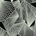 Geometric pattern 1-colour-4 Painting by Katerina Stamatelos Geometric pattern 1-colour-4 Painting by Katerina Stamatelos