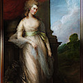 Georgiana Duchess of Devonshire by Thomas Gainsborough Painting by Rolando Burbon Georgiana Duchess of Devonshire by Thomas Gainsborough Painting by Rolando Burbon