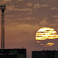Giant Sun at Sunrise Cadiz Harbour Photograph by Pablo Avanzini Giant Sun at Sunrise Cadiz Harbour Photograph by Pablo Avanzini