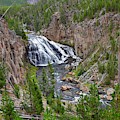 Gibbon Falls Photograph by Steve Brown Gibbon Falls Photograph by Steve Brown