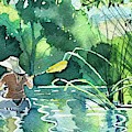 Girl in a Hat Painting by Luisa Millicent Girl in a Hat Painting by Luisa Millicent
