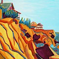 Gloucester Cliffs Painting by Debra Bretton Robinson Gloucester Cliffs Painting by Debra Bretton Robinson