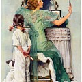 Going Out by Norman Rockwell Going Out by Norman Rockwell