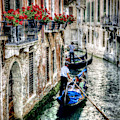 Gondola Ride Digital Art by Pennie McCracken Gondola Ride Digital Art by Pennie McCracken