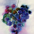 Grape Harvest Watercolor Painting Painting by Lisa Kaiser Grape Harvest Watercolor Painting Painting by Lisa Kaiser