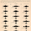 Great Britain Warplanes - Aircraft Spotting Guide - Aircraft Silhouette - World War 2 Mixed Media by Studio Grafiikka Great Britain Warplanes - Aircraft Spotting Guide - Aircraft Silhouette - World War 2 Mixed Media by Studio Grafiikka