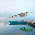 Great Grey Owl In Georgia Mountains by Laura D Young Great Grey Owl In Georgia Mountains by Laura D Young