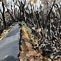 Greenbelt Study #1 Painting by Les Herman Greenbelt Study #1 Painting by Les Herman