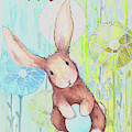 Happy Easter Bunny IIi Mixed Media by Diannart Happy Easter Bunny IIi Mixed Media by Diannart