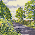 Hedgerows on Rudston Road Painting by Glenn Marshall Hedgerows on Rudston Road Painting by Glenn Marshall
