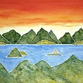 Hidden Islands Lore Painting by John Klobucher Hidden Islands Lore Painting by John Klobucher