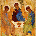 Holy Trinity Painting by Andrei Rublev Holy Trinity Painting by Andrei Rublev