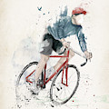 I want to ride my bicycle Mixed Media by Balazs Solti I want to ride my bicycle Mixed Media by Balazs Solti