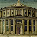 Ideal City, named the City of God. Painting by Piero della Francesca -c 1415-1492-