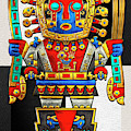 Incan Gods - The Great Creator Viracocha on Black and White by Serge Averbukh