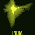 India Radiant Map 2 by Naxart Studio India Radiant Map 2 by Naxart Studio