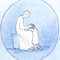 Jesus Christ Looks On Us With Tenderness Just As When A Mother Embraces Her Child by Elizabeth Wang Jesus Christ Looks On Us With Tenderness Just As When A Mother Embraces Her Child by Elizabeth Wang