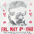 Jimi Hendrix Poster 1968 by Chuck Kuhn Jimi Hendrix Poster 1968 by Chuck Kuhn