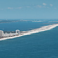 Johnson Beach Photograph by Gulf Coast Aerials -