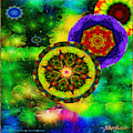 Kaleidoscope Moon for Children Gone to Soon Number - 3 Intensified Mixed Media by Aberjhani Kaleidoscope Moon for Children Gone to Soon Number - 3 Intensified Mixed Media by Aberjhani