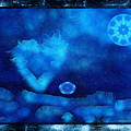 Kaleidoscope Moon for Children Gone Too Soon Number 4 - Cerulean Valentine Digital Art by Aberjhani Kaleidoscope Moon for Children Gone Too Soon Number 4 - Cerulean Valentine Digital Art by Aberjhani