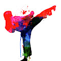 Karate Kid Watercolor by Naxart Studio Karate Kid Watercolor by Naxart Studio