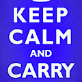 Keep Calm Blue by Mark Rogan Keep Calm Blue by Mark Rogan