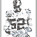 Khalil Mack Oakland Raiders Pixel Art 35 by Joe Hamilton Khalil Mack Oakland Raiders Pixel Art 35 by Joe Hamilton