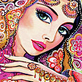 Kumari Painting by Eva Campbell Kumari Painting by Eva Campbell