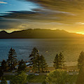 Lake Tahoe Orange Glow Photograph by Anthony Giammarino Lake Tahoe Orange Glow Photograph by Anthony Giammarino