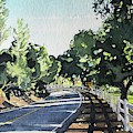 Lake Vista Bend Painting by Luisa Millicent Lake Vista Bend Painting by Luisa Millicent