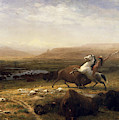 Last of the Buffalo Hunt Painting by Troy Caperton Last of the Buffalo Hunt Painting by Troy Caperton