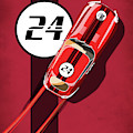 Le Mans Jag Painting by Sassan Filsoof Le Mans Jag Painting by Sassan Filsoof