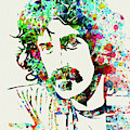 Legendary Frank Zappa Watercolor Mixed Media by Naxart Studio Legendary Frank Zappa Watercolor Mixed Media by Naxart Studio