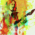Legendary Kirk Hammett Watercolor by Naxart Studio Legendary Kirk Hammett Watercolor by Naxart Studio