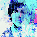 Legendary Paul Watercolor Mixed Media by Naxart Studio Legendary Paul Watercolor Mixed Media by Naxart Studio