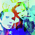 Legendary Simon And Garfunkel Watercolor by Naxart Studio Legendary Simon And Garfunkel Watercolor by Naxart Studio
