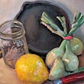 Lemon and onions by Jeff Dickson