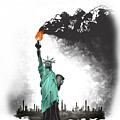 Liberty Oil Painting by Sassan Filsoof Liberty Oil Painting by Sassan Filsoof