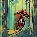 Log Jumper Painting by Sassan Filsoof Log Jumper Painting by Sassan Filsoof