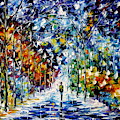 Lonely Winter Day Painting by Mirek Kuzniar Lonely Winter Day Painting by Mirek Kuzniar