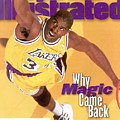 Los Angeles Lakers Magic Johnson Sports Illustrated Cover Poster By ...