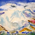 Lost Mountain Lore Painting by John Klobucher Lost Mountain Lore Painting by John Klobucher