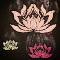 Lotus Romance Mixed Media by Patrice Scott Lotus Romance Mixed Media by Patrice Scott