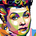 Lucille Ball Digital Art by Stars on Art Lucille Ball Digital Art by Stars on Art