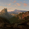 Luis Rigalt y Farriols / 'Pays original -Vista de Montsegur-', 1858, Spanish School. Painting by Lluis Rigalt i Farriols -1814-1894- Luis Rigalt y Farriols / 'Pays original -Vista de Montsegur-', 1858, Spanish School. Painting by Lluis Rigalt i Farriols -1814-1894-
