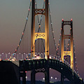 Mackinac Bridge at Twilight Photograph by Mary Anne Delgado Mackinac Bridge at Twilight Photograph by Mary Anne Delgado