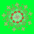 Mandala Flowering Series#3. Green by Elena Kotliarker Mandala Flowering Series#3. Green by Elena Kotliarker